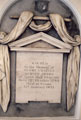 View: p5900 Memorial Tablet to Henry Charles Hervey Aston in St. Peter's church.
