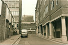 View: p6523 Crook Street, rear of Merchants House with United Services Club entrance to the left.